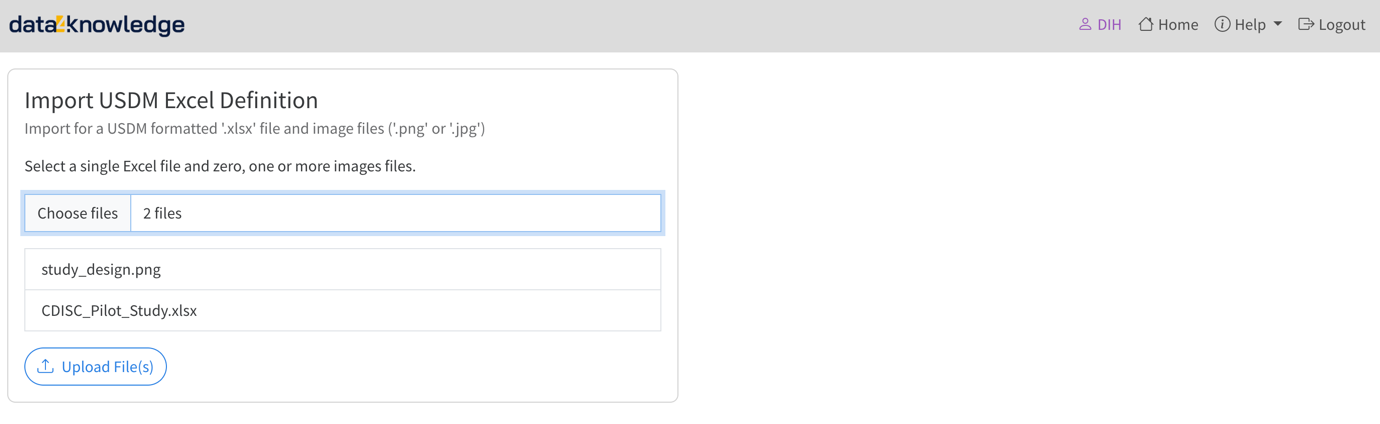 Import USDM Excel with Files
